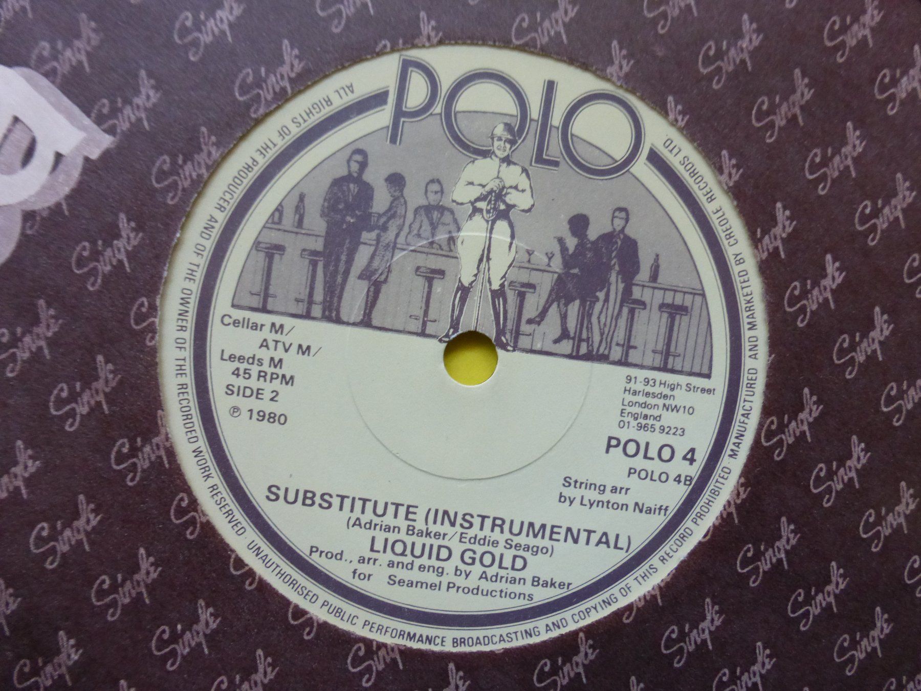 Vinyles: Liquid Gold – Substitute – D'occasion à Zürich par Swiss57 1