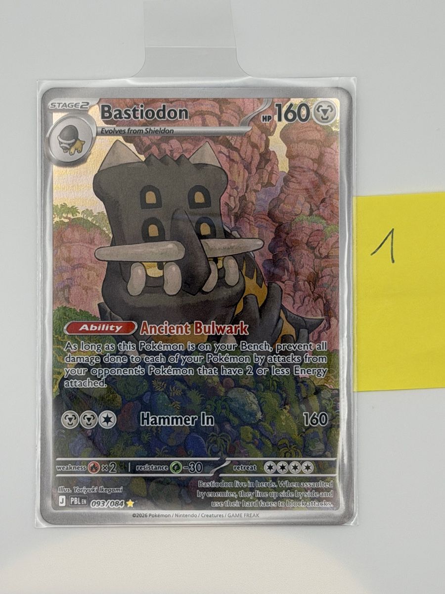 Pokémon Carte collezionabili: Pokémon Bastiodon 093/084 – Nuovo (secondo la descrizione) da Uster venduto da CDM96