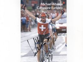 Autogrammkarte von Ex-Radrennfahrer Michael Albasini CH