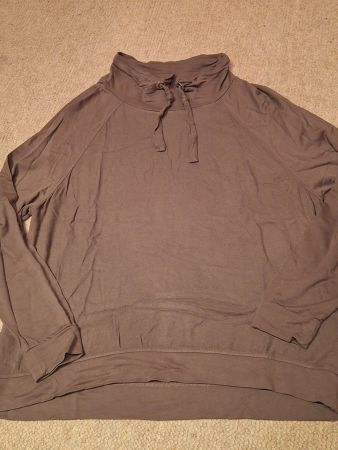 Pull vert olive - petit col taille XL marque Tom Tailor
