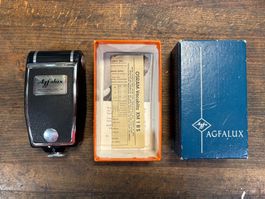 Vintage Agfalux Blitzgerät in Originalbox mit Anleitung