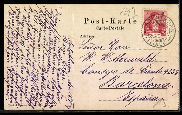 Cartoline postali: AK Solothurn, Kurhaus Weißenstein – Usato da Berlin venduto da bartko-reher 1