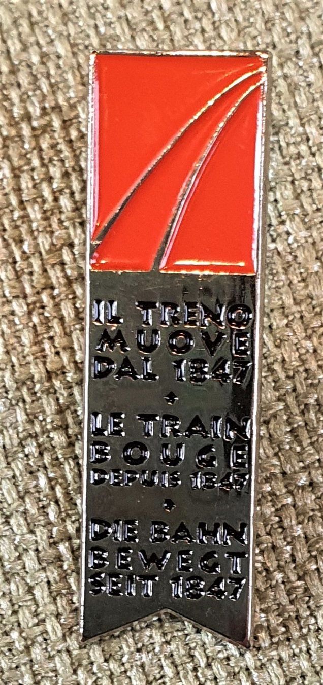 Placchette & Badge: B038 - Pin SBB Die Bahn Bewegt seit 1847 – Usato da Reinach BL venduto da Boston-Verkauf
