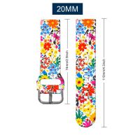 Silikon-Uhrenarmband 20mm Kompatibel mit Galaxy Watch & mehr