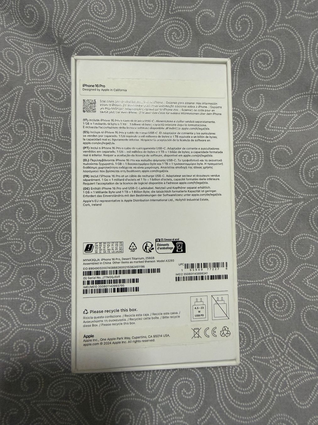 Apple Handys / Smartphones: Iphone 16 pro – Gebraucht aus Heiden von Ameliska 3