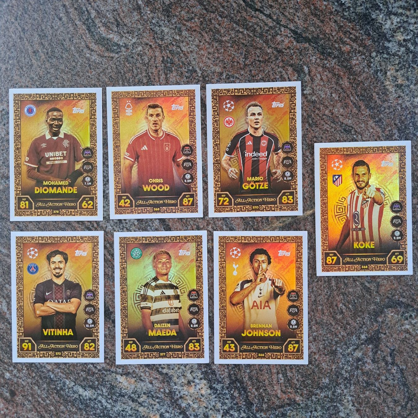 Topps Carte collezionabili: 7 Karten Topps Match Attax ALL ACTION HERO – Nuovo (secondo la descrizione) da Frauenfeld venduto da Fusel1909