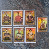7 Karten Topps Match Attax ALL ACTION HERO