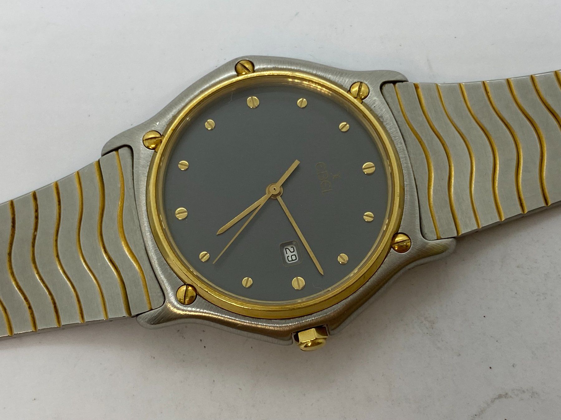 Ebel Orologi: EBEL Wave 35mm Quarz läuft/i494 – Usato da Bern venduto da JMsoehne1987 2