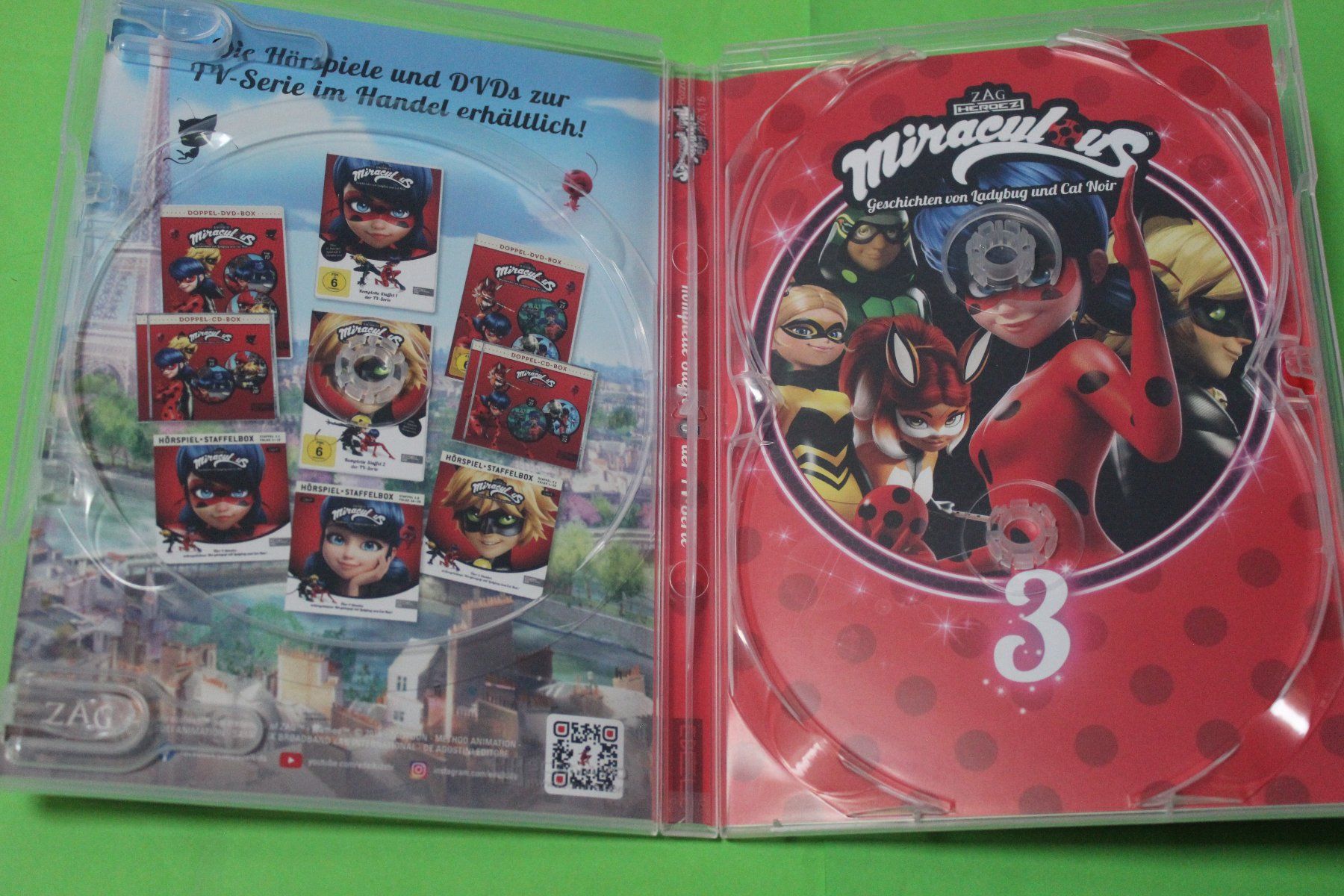 Tutti i DVDs: MIRACULOUS Ladybug & Cat Noir Staffel 3 3DVD – Usato da Tübach venduto da JamesStone 4