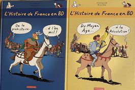 Bandes-dessinées "L'Histoire de France en BD"
