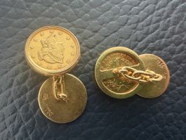 Exklusive Vintage Manschettenknöpfe aus 18K Gold 