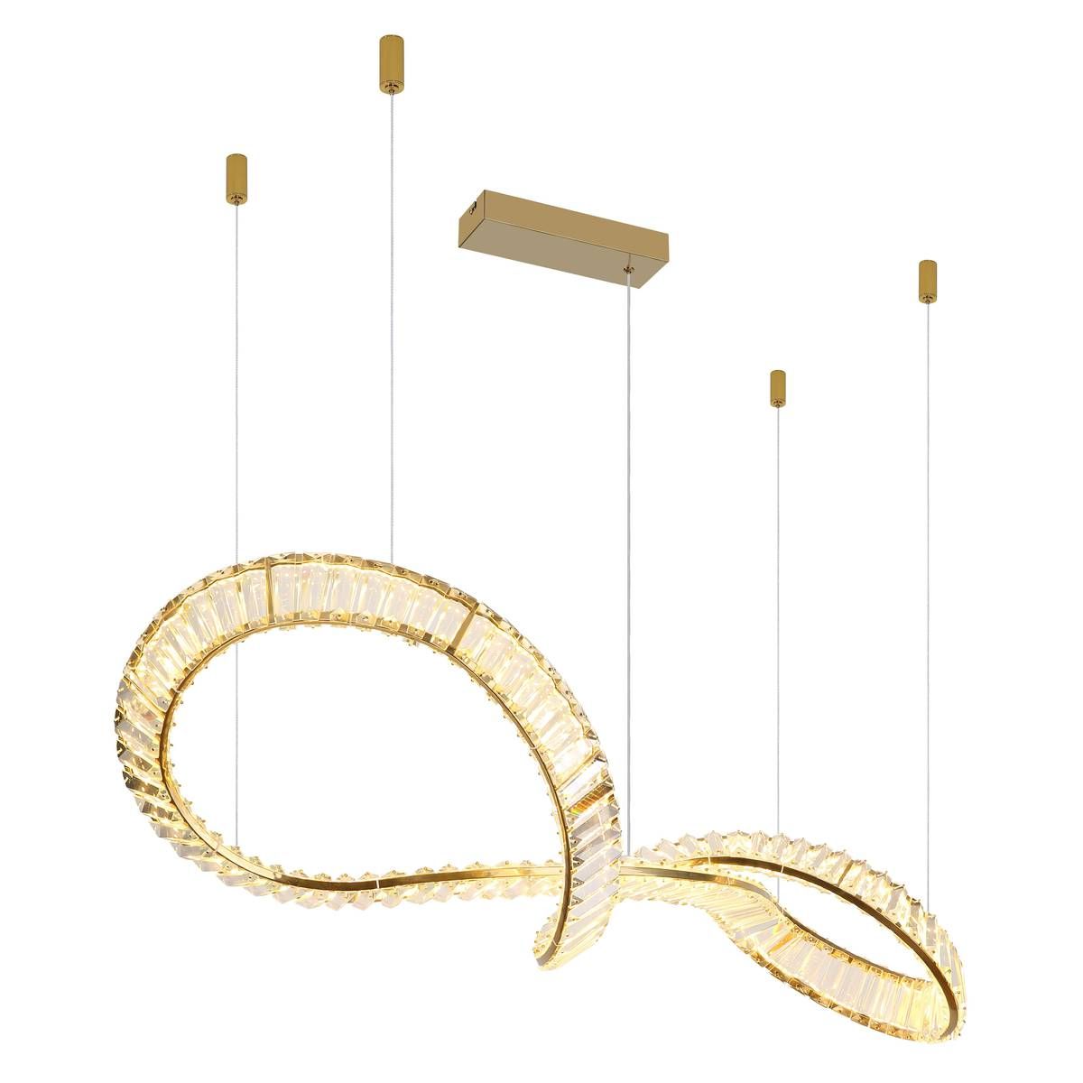Lampadari & plafoniere: LED Pendelleuchte, Gold, 110 cm x 33 cm – Nuovo (secondo la descrizione) da Kreuzlingen venduto da Smart-Light