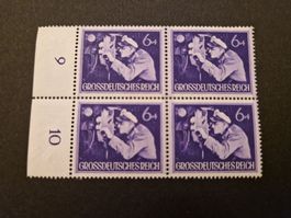 Deutsches Reich Viererblock Briefmarken postfrisch