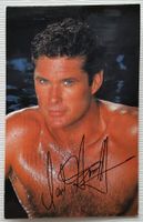 David Hasselhoff, signiertes Original-Autogramm, 1995