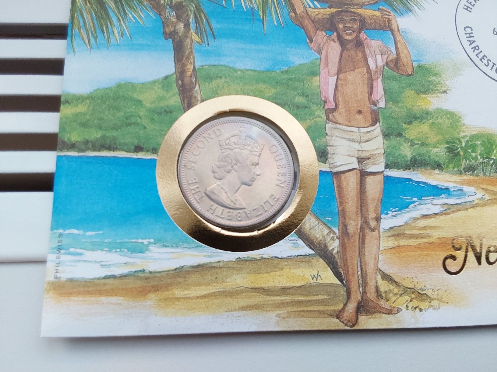 Tutti le monete: Münzbrief Nevis/St.Kitts – Nuovo (secondo la descrizione) da St. Gallen venduto da aha_2prr 1