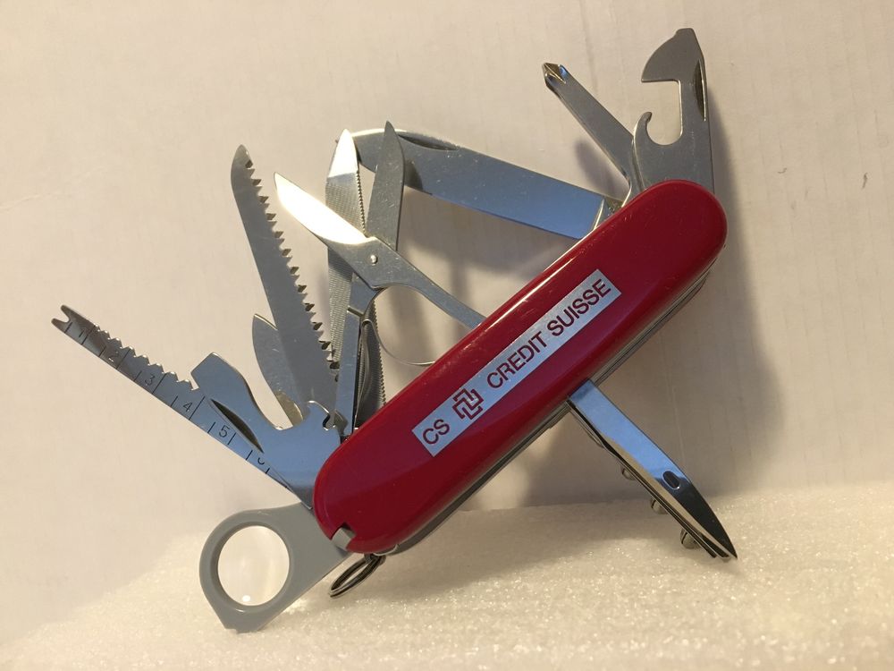 Victorinox - CREDIT SUISSE - Sackmesser - wie Swiss Champ (Gebraucht ...