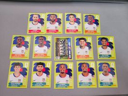 Panini WM 2026 USA Stickers - Konvolut 13 Stk.