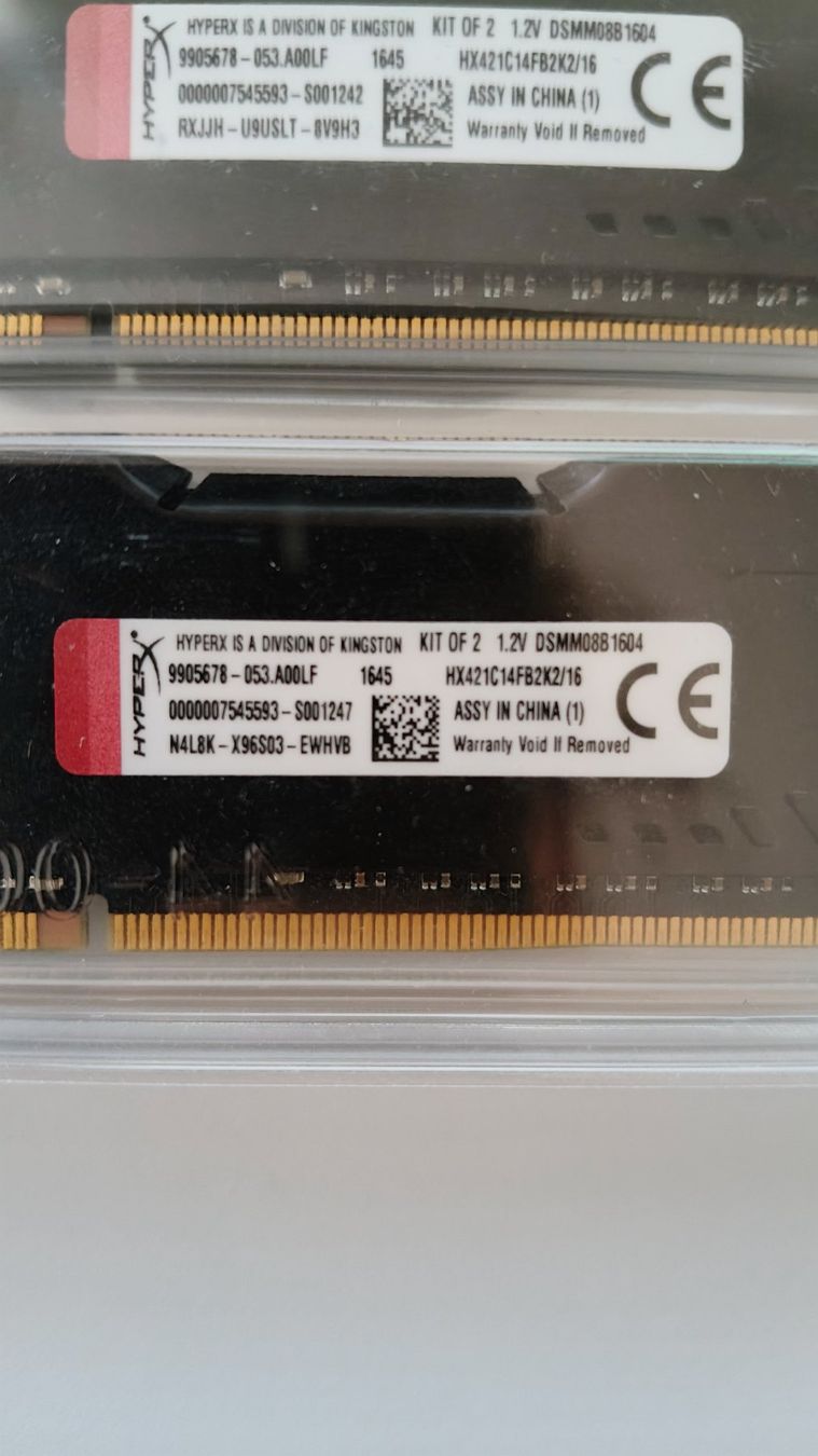 Hyperx Memoria / RAM: HyperX Fury 2x8GB DDR4 – Usato da Zürich venduto da MysticFart 1