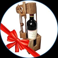 Flaschenpuzzle dunkel Geschenkidee