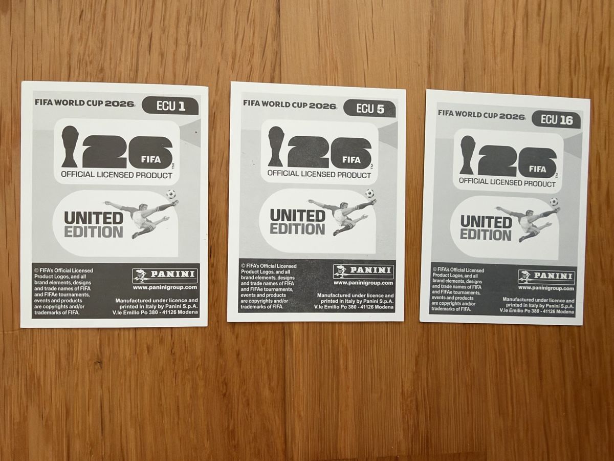 Panini Cartes à collectionner: Panini Sticker ECU – D'occasion à Thun par ina_8hwc 1