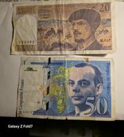 Banknoten Frankreich 20 & 50 Francs 1995/1994 gebraucht