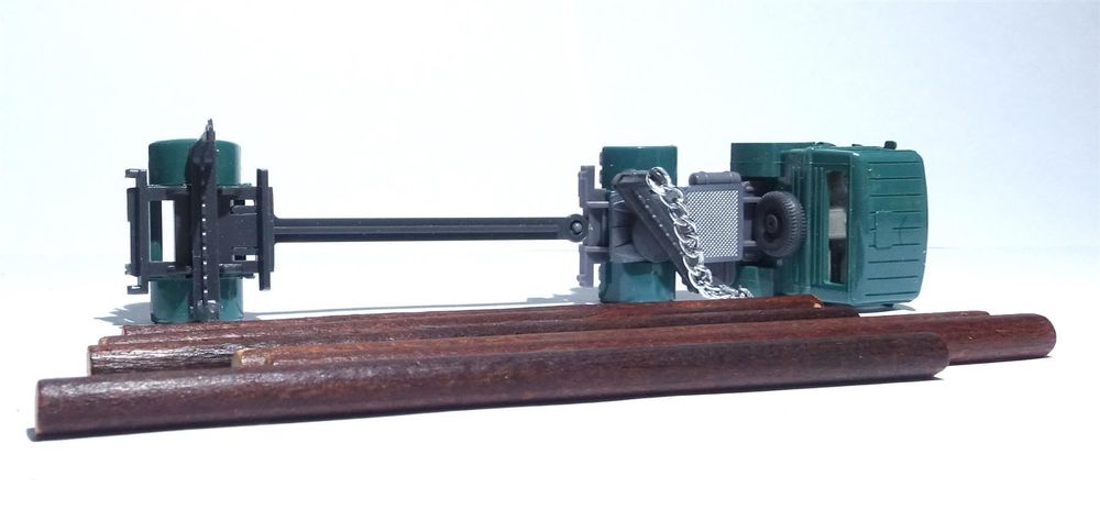 3 Drahtklammern Für Wiking 1:87 Holztransporter Rungenzug Etc å