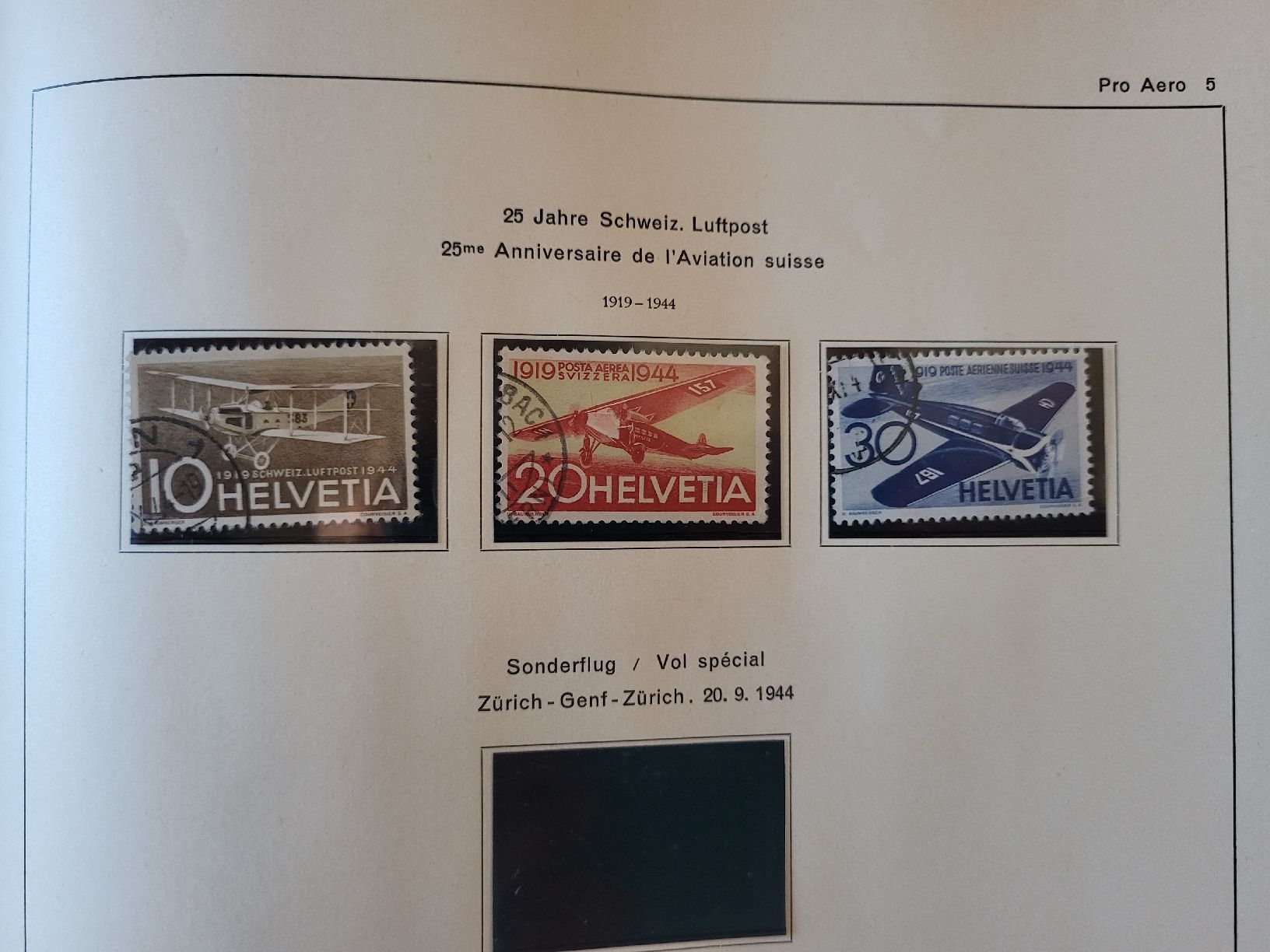 Alle Briefmarken: Flugpost Lot ab F3 – Gebraucht aus stäfa von brandy66 4