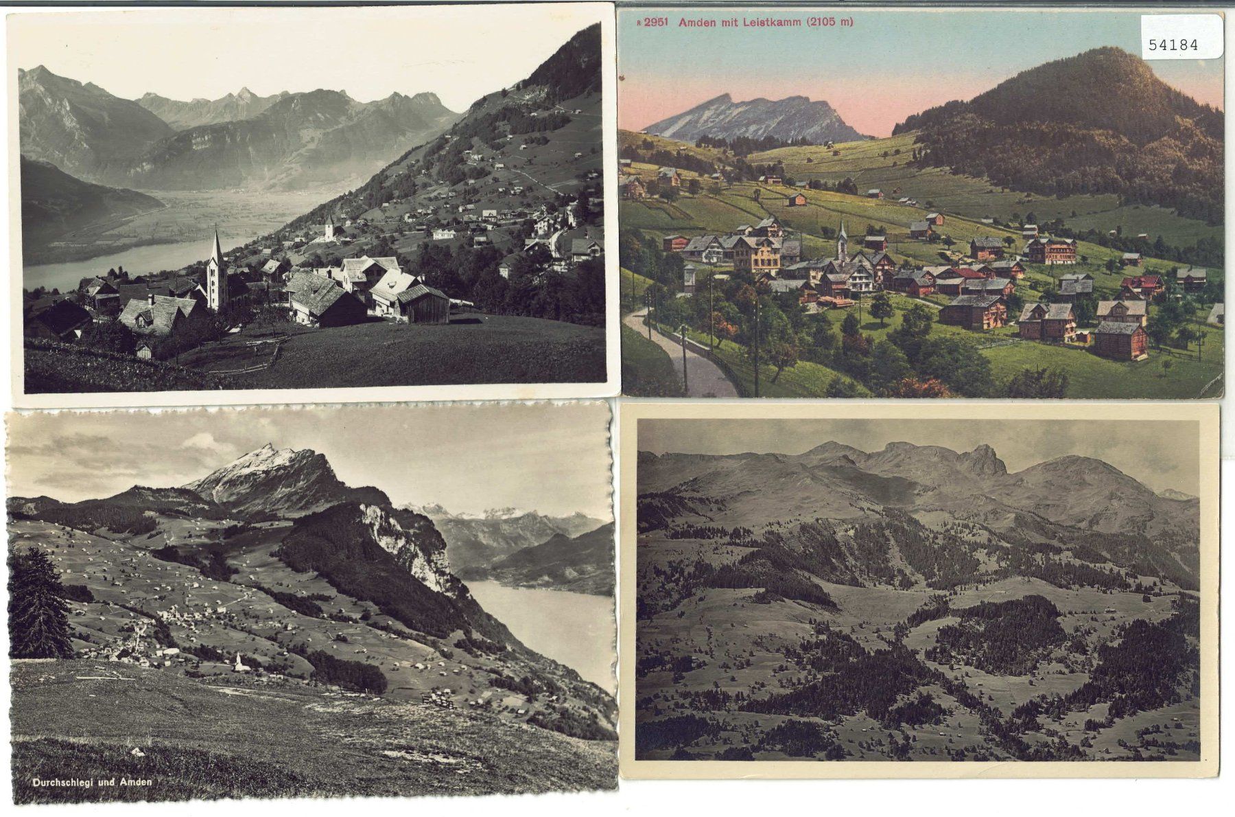Cartes postales: 4 AK - Amden – D'occasion à Ettingen par Kartenplanet