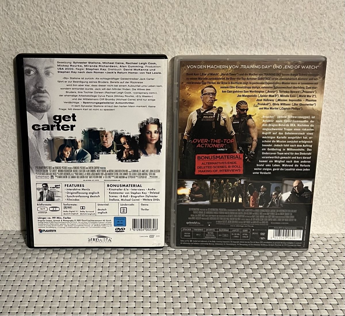 Alle DVDs: Get Carter + Sabotage 🤝 – Gebraucht aus Flawil von NiceT 1
