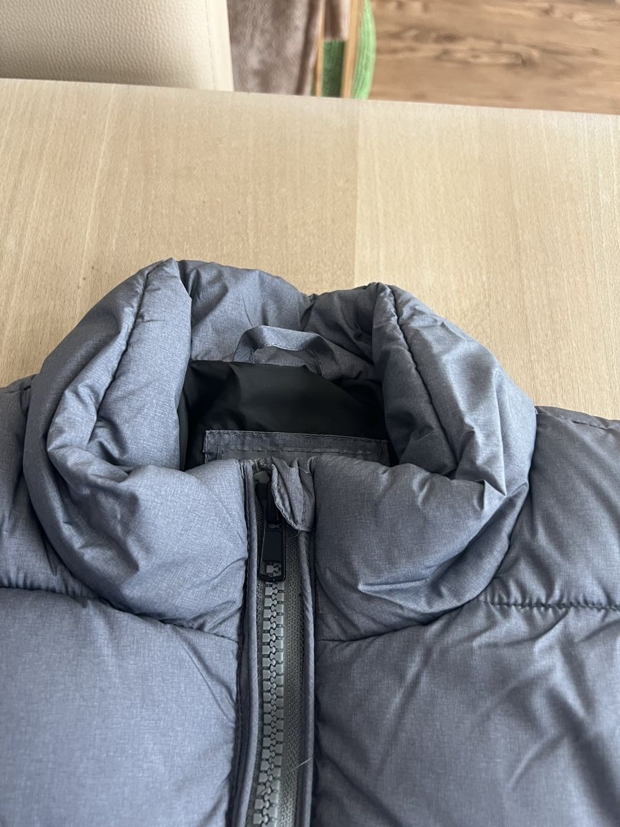 Giacche: Warme Herren-Steppjacke wattiert Gr. M 48/50 hellgrau – Usato da Dottikon venduto da Eyota2012 5