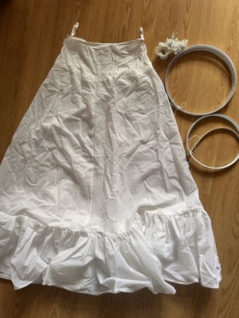 Brautkleid Unterrock, Ring-Unterrock & Strumpfband, Gr. S 36