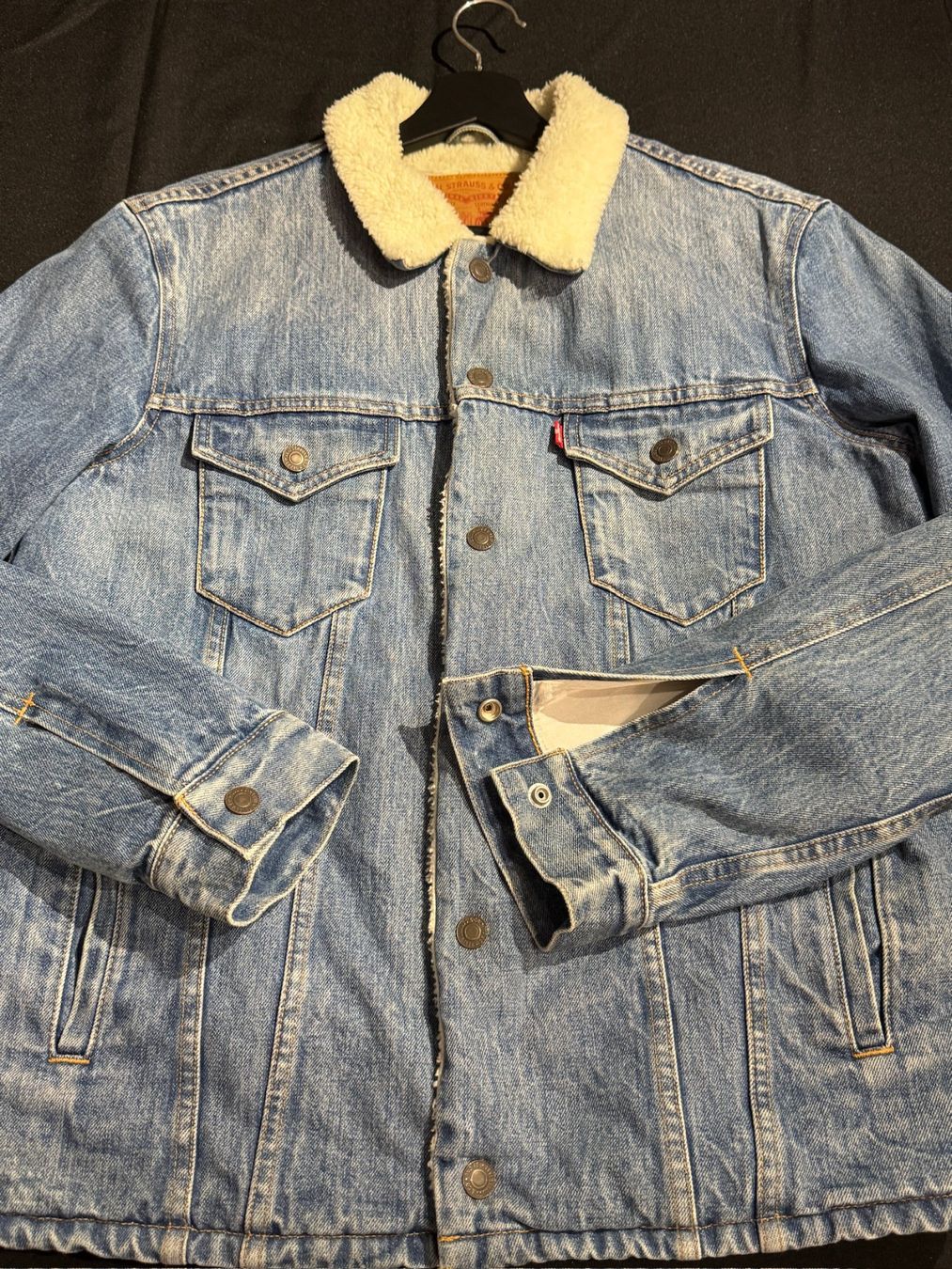 Levi's Giacche: LEVI'S SHERPA "MADE IN U.S.A" DENIM JACKET SZ: M – Usato da Cortaillod venduto da Stay_Alive_vintage 5