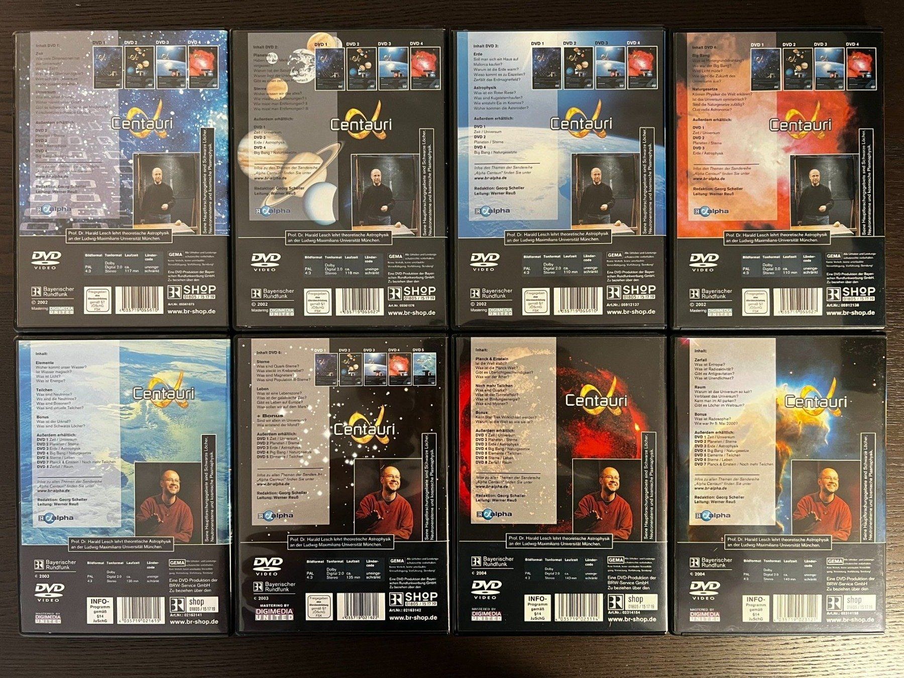 Alle DVDs: Alpha Centauri Collection 1 bis 8 – Gebraucht aus Zürich von FilmFreunde 1