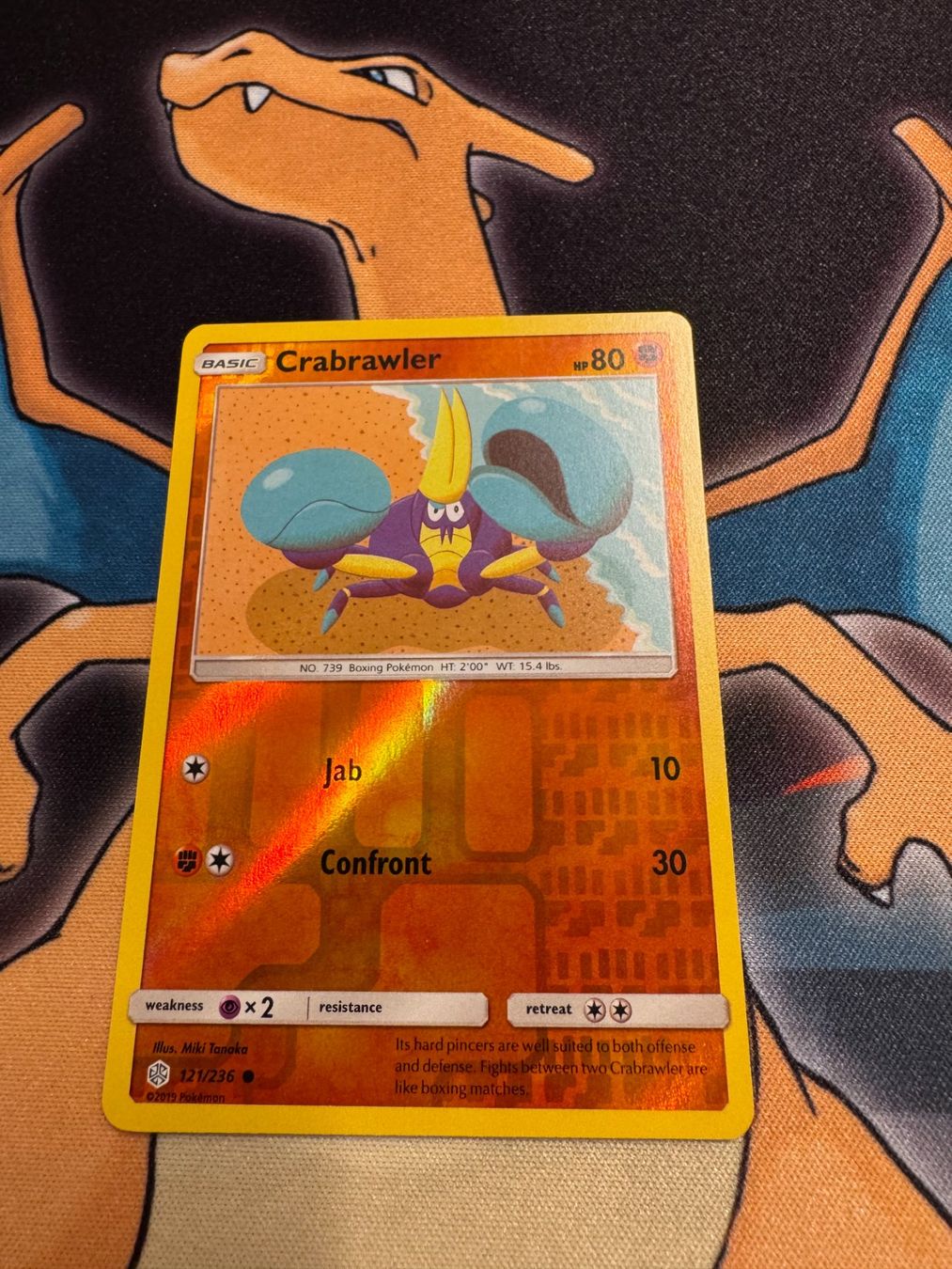 Pokémon Sammelbilder & Trading cards: Crabrawler (CEC 121) - Reverse Holo - Cosmic Eclipse – Neu (gemäss Beschreibung) aus Bülach von Pfrenzel