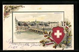 Passepartout-Lithographie Basel, Rheinbr