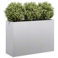 vidaXL PflanzgefÃ¤ÃŸ 120x40x80 cm Stahl verzinkt
