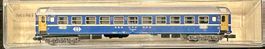Minitrix N 3067 SBB Liegewagen 2.Kl. d‘blau, goldene Türen