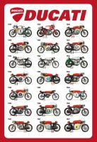 Blechschild-DUCATI MODELLÜBERSICHT