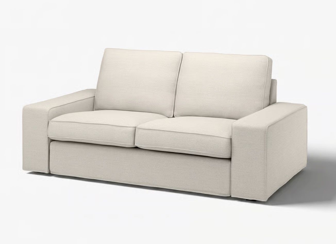 Ikea Sofas: KIVIK Sofa Ikea Leder weiss – Gebraucht aus Winterthur von mattia137