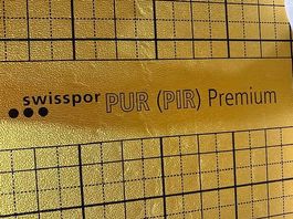 Isolation Swisspor PIR Premium 120x60x8cm - 32x et chevilles