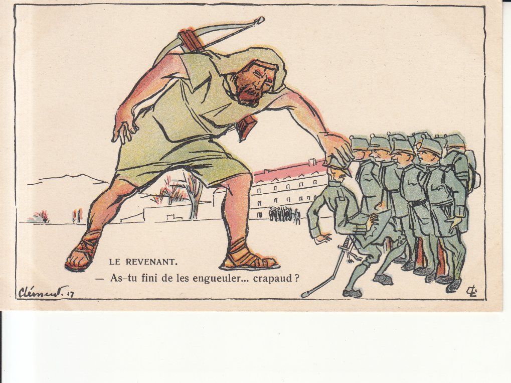Ansichtskarten: Humorkarte Militär ca. 1940 – Gebraucht aus Bürglen TG von StampGraf
