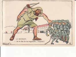 Humorkarte Militär ca. 1940