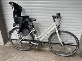 Damenvelo inkl. Kindersitz