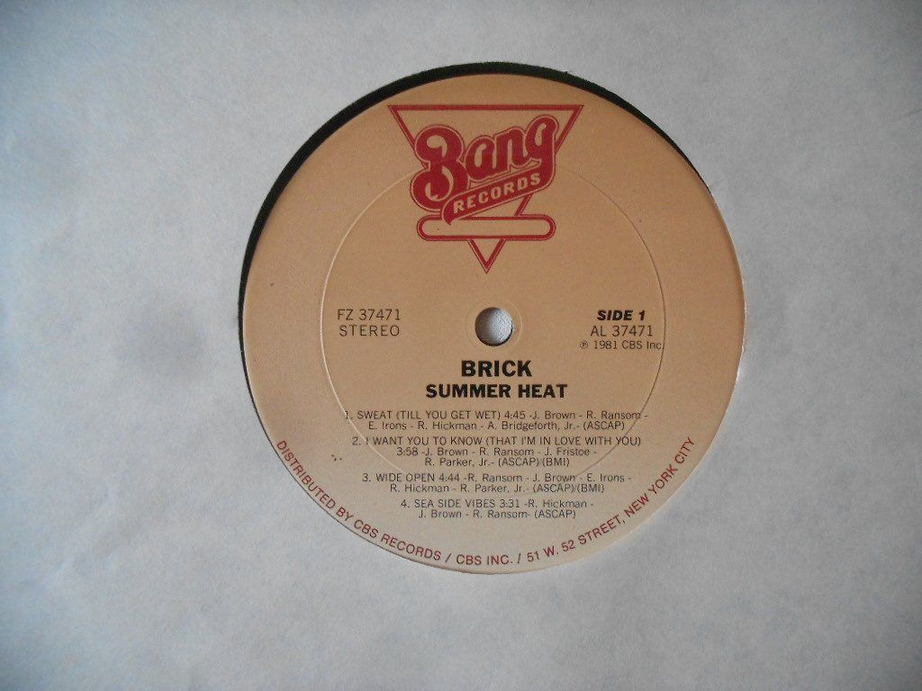 Vinyles: BRICK  -  SUMMER HEAT – D'occasion à Bex par Giorgiob 4