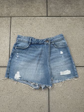 Zara Jeans Shorts, Denim, Used-Look