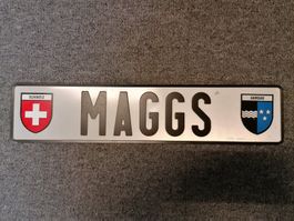 Blechschild
