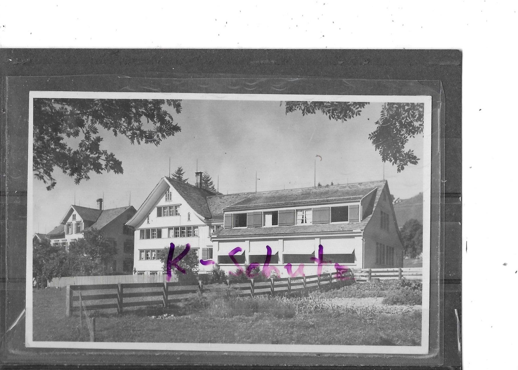 Cartoline postali: AR Gais ? 1937 Privathaus ? – Usato da Schocherswil venduto da Wilare