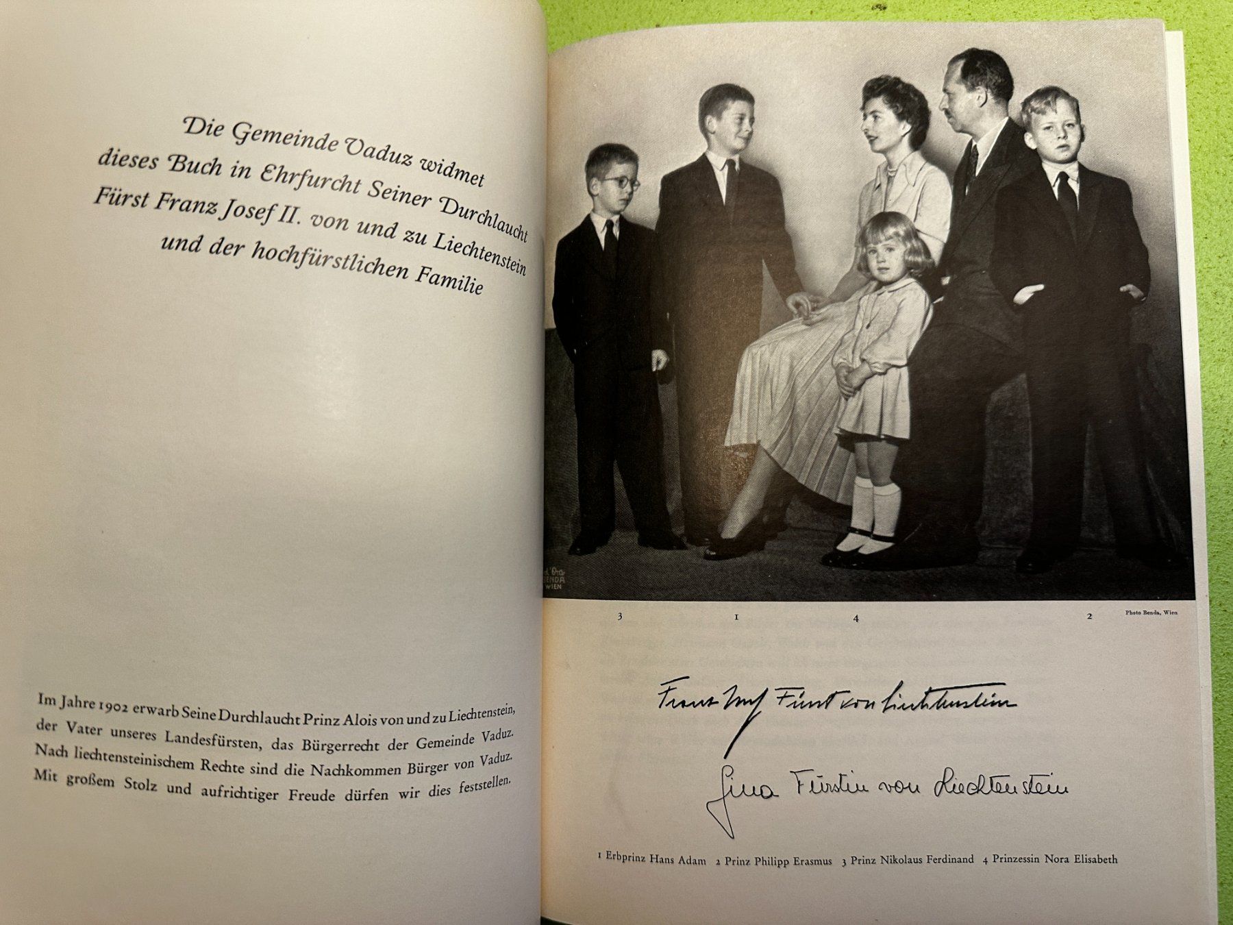 Libri: Otto Seger: Vaduz. Ein Heimatbuch. 1956 – Usato da Zürich venduto da allp 4