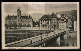 AK Solothurn, Postgebäude, Solothurner Handelsbank