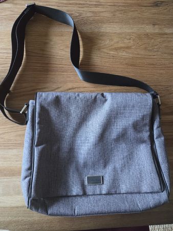 Borsa tracolla messenger Calvin Klein grigio